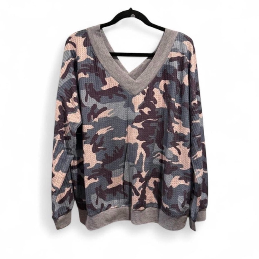 ADEAM Light Gray Textured Knit Top